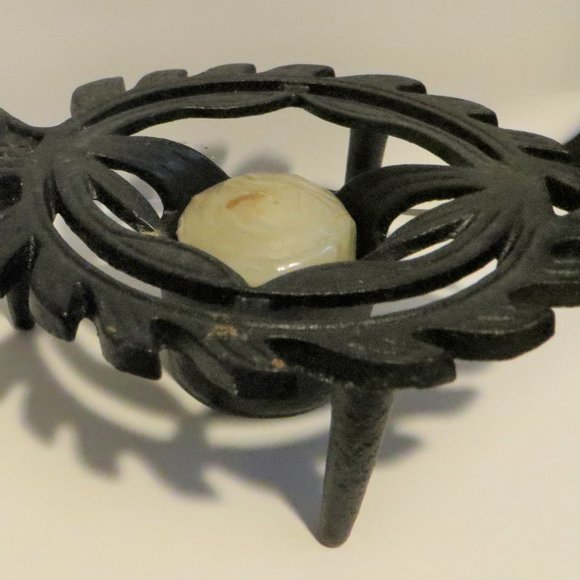 Vintage Viking Trivet Warmer With Candle In Original Box - Picture 2 of 7